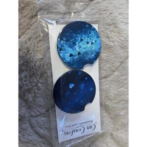 2 pair car coasters new